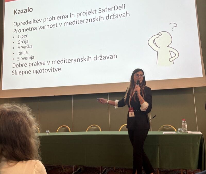 SaferDeli participated in the 16th Slovenian Congress on Traffic and Traffic Infrastructure 